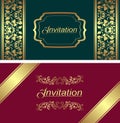 Invitation card template.