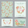 Invitation-Congratulation Card Set