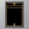 Invitation, elegat luxury ArtDeco/Art Nuvo style Royalty Free Stock Photo