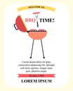 Invitation Flyer Welcoming Spend BBQ Time Together