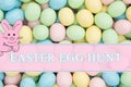 Invitation to an Easter Egg Hunt Royalty Free Stock Photo