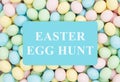 Invitation to an Easter Egg Hunt Royalty Free Stock Photo