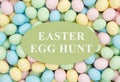 Invitation to an Easter Egg Hunt Royalty Free Stock Photo