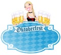 Invitation to the Oktoberfest Royalty Free Stock Photo