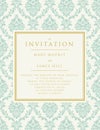 Invitation to the wedding or announcements