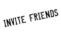 Invite Friends rubber stamp