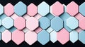 Abstract Pastel Hexagon Pattern Background Good Resolution Stock Photo Royalty Free Stock Photo