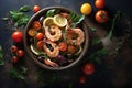 An inviting illustration that captures the essence of a Mediterranean diet spread, showcasing an array of colorful and wholesome