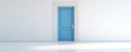 An Inviting Open Blue Door Symbolizes Opportunities And New Beginnings Royalty Free Stock Photo