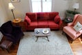 Welcoming scene of sitting room inside private suite of John Humphrey Noyes, Oneida Community Mansion House, New York, 2018