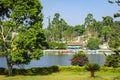 Emerald Lake surrounded by trees, Yercaud