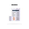 Invoice flat icon.