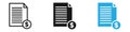 Invoice icon vector