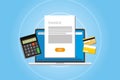 Invoice invoicing online service pay