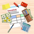 Invoice payment design