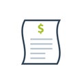 Invoice sheet icon