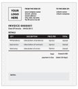 Invoice template