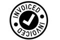 Invoiced typographic stamp