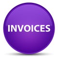 Invoices special purple round button