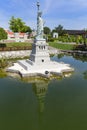 Replica of Statue of Liberty New York, United States, Miniature Park, Inwald, Poland Royalty Free Stock Photo