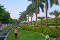 The Inya lake park in Yangon, Myanmar