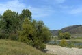 Inya river near the village of Chineta in the Altai region. Russia Royalty Free Stock Photo