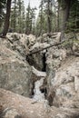 The Inyo Earthquake Fault in Mammoth Lakes California Royalty Free Stock Photo