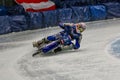 Inzell, Germany - March 16, 2019: World Ice Speedway Championship Royalty Free Stock Photo