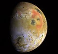 Io, one of the moons of planet Jupiter Royalty Free Stock Photo