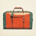 Ioanni Resnick Suitcase: Red And Green Cross-processed Analog Photography