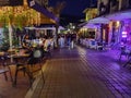 Ioannina city center greece cafe and local market Royalty Free Stock Photo