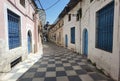 Ioannina city center greece cafe and local market at noon Royalty Free Stock Photo