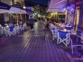 Ioannina city center greece cafe and local market Royalty Free Stock Photo