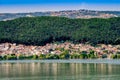 Ioannina city and the lake Pamvotis located in Epirus.Greece