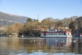 Ioannina city and lake Pamvotis located in Epirus. Greece Royalty Free Stock Photo