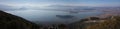 Ioannina city panorama lake in autumn morning Epirus Greece Royalty Free Stock Photo