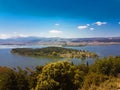 Ioannina or Giannena city panorama spring time, greece