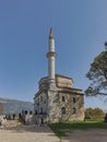 Fethiye Mosque Against Blue Sky in Ioannina, Greece