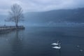 Ioannina lake, epirus in greece