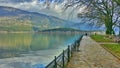 Ioannina lake Pamvotida Greece Royalty Free Stock Photo