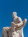 Ioannis Kapodistrias white marble statue, the first governor of the modern Greek state.