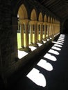 Iona Abbey Cloisters Royalty Free Stock Photo