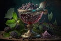 ional food photography of elderberries