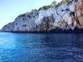 Ionian cliff, cristalline sea
