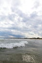 Catania beach and the Ionian sea Royalty Free Stock Photo