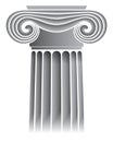 Ionic Column Capital Royalty Free Stock Photo