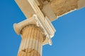 Ionic column detail, Greece Royalty Free Stock Photo