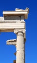 Ionic Column from Erechtheum of Acropolis Royalty Free Stock Photo