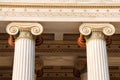 Ionic columns Royalty Free Stock Photo