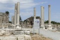 Ionic columns on the collonaded street